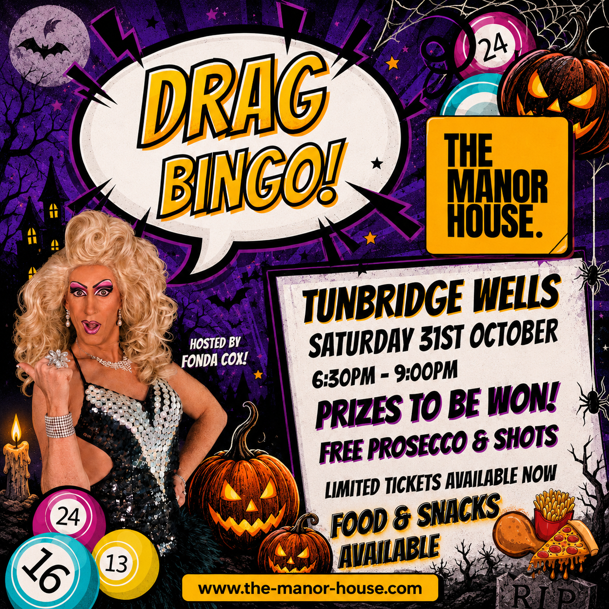 0D3A17B6-63DE-4240-B86E-1DAF26C4C743 Drag Bingo at Manor House