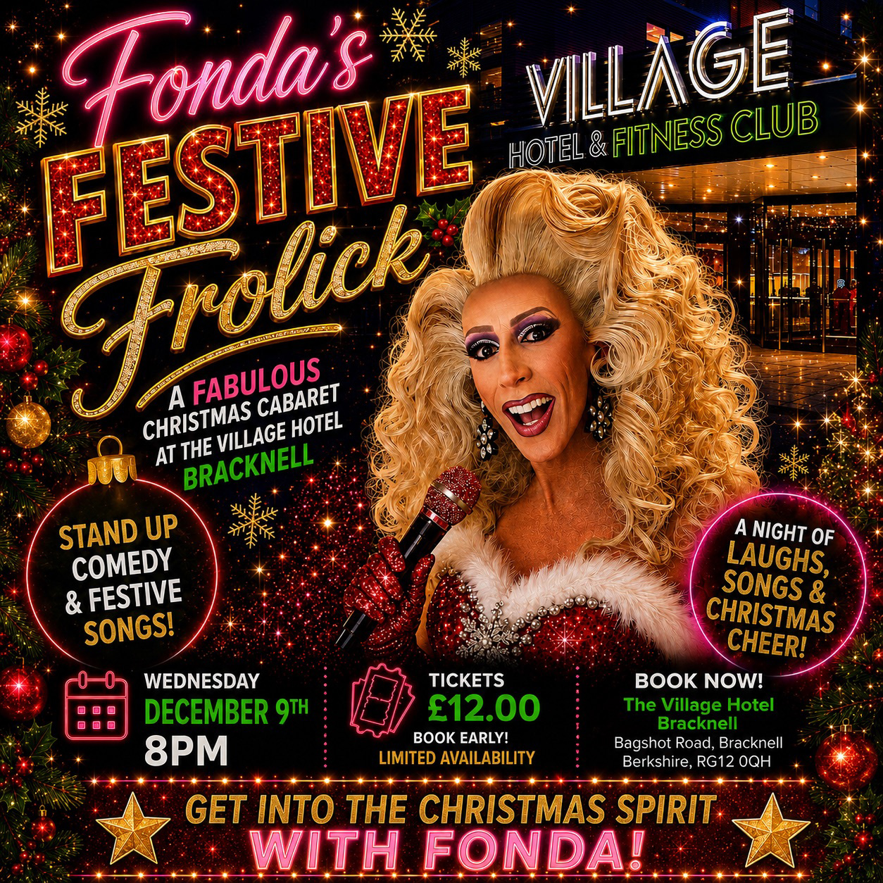 Fondas Festive Frolic at The Village Hotel Bracknell