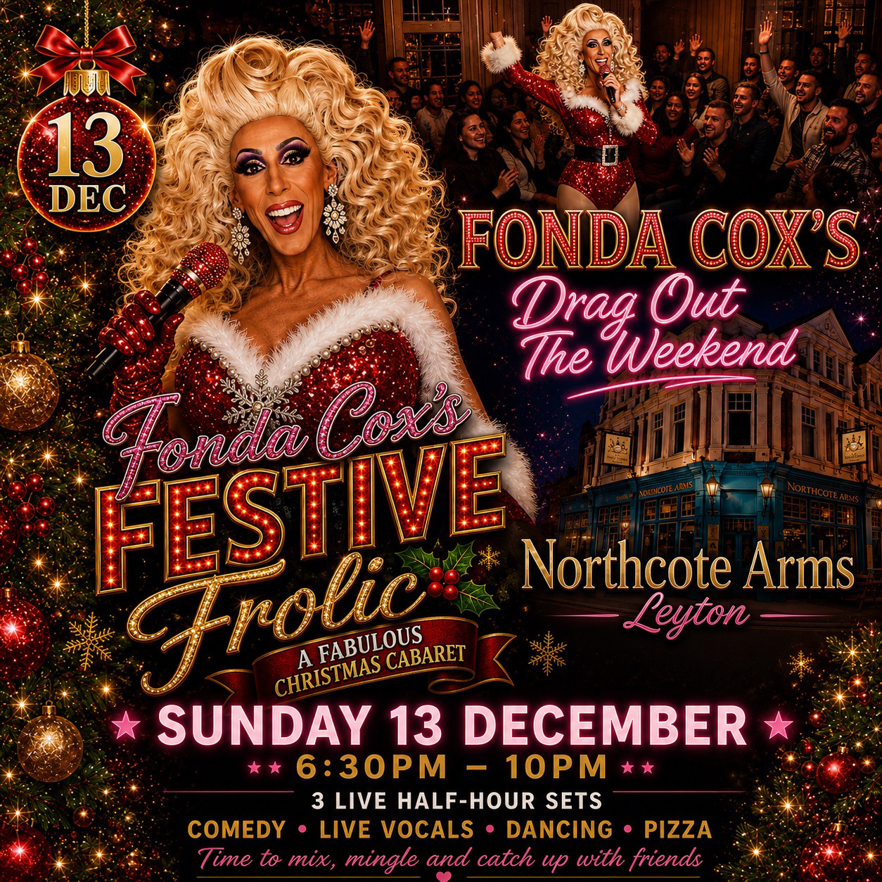 12-13 Fonda's Festive Frolic at Northcote Arms Leyton